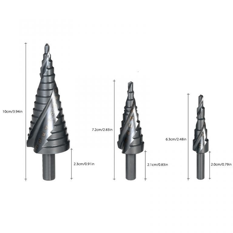 HSS High Speed Steel Cobalt Step Stepped Drill Bit High speed steel