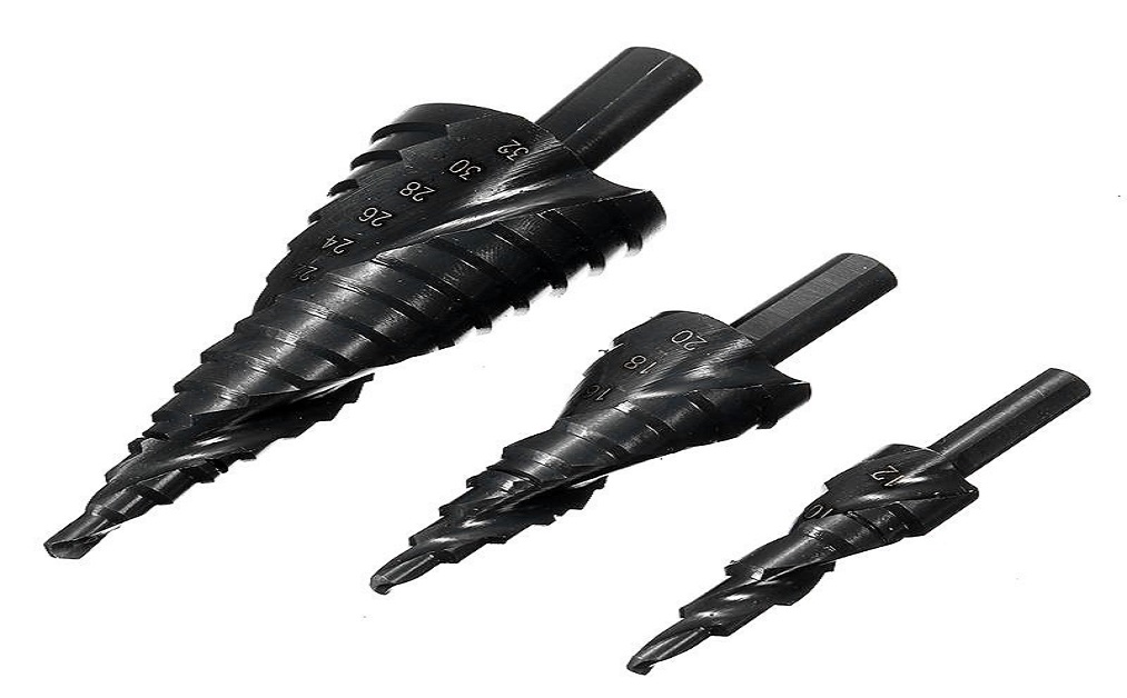 HSS High Speed Steel Cobalt Step Stepped Drill Bit High speed steel, 440C VG10 Stainless steel